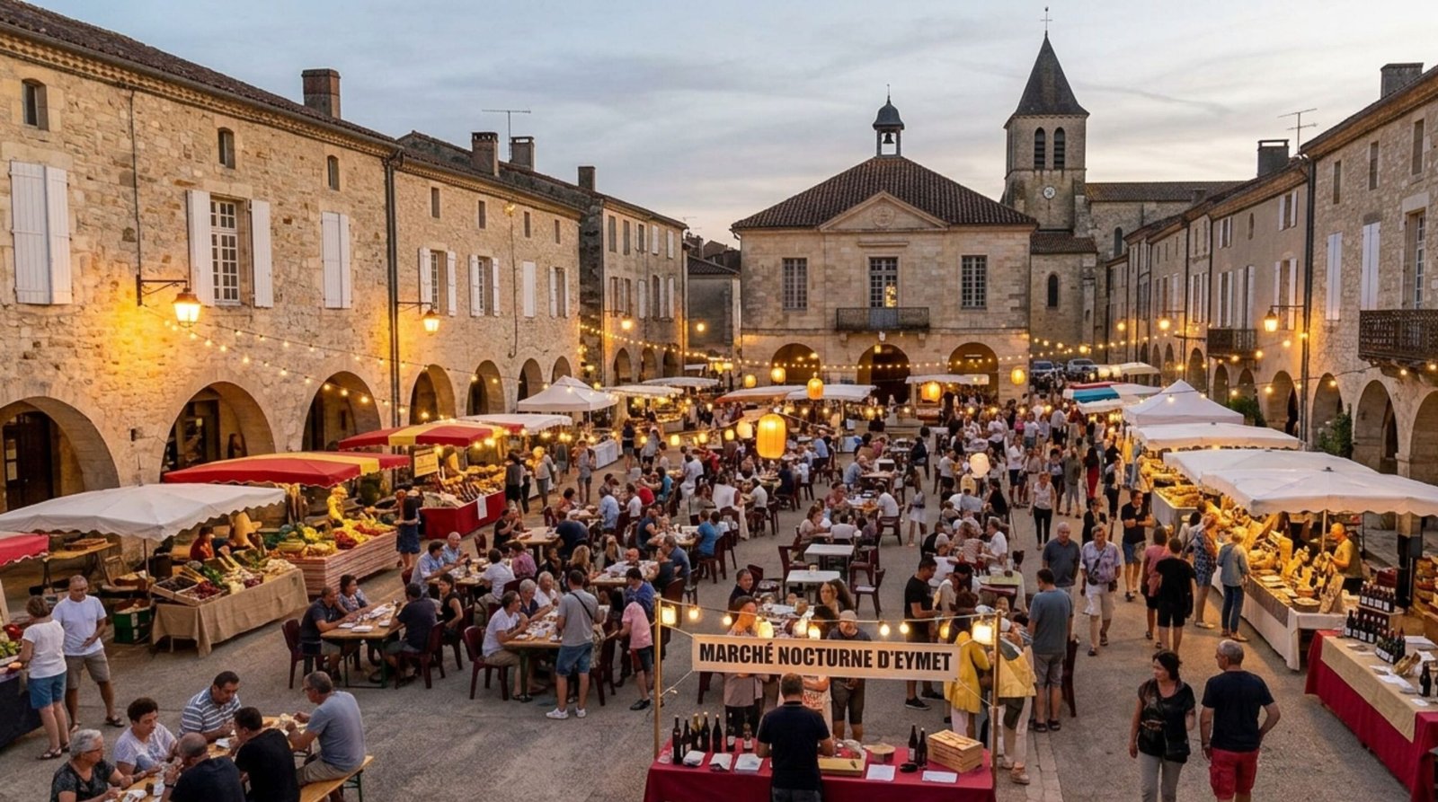 Marché nocturne Eymet