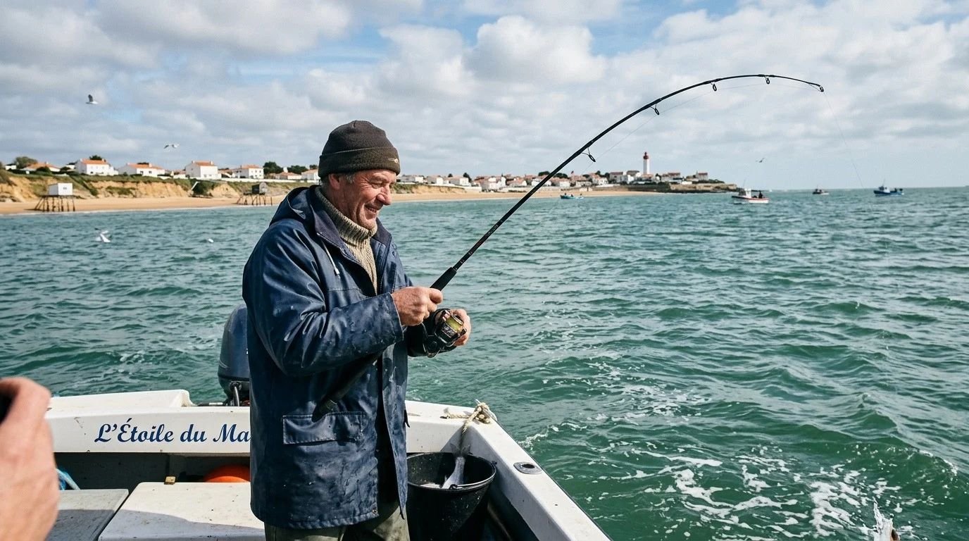 Pêche en mer en Vendée