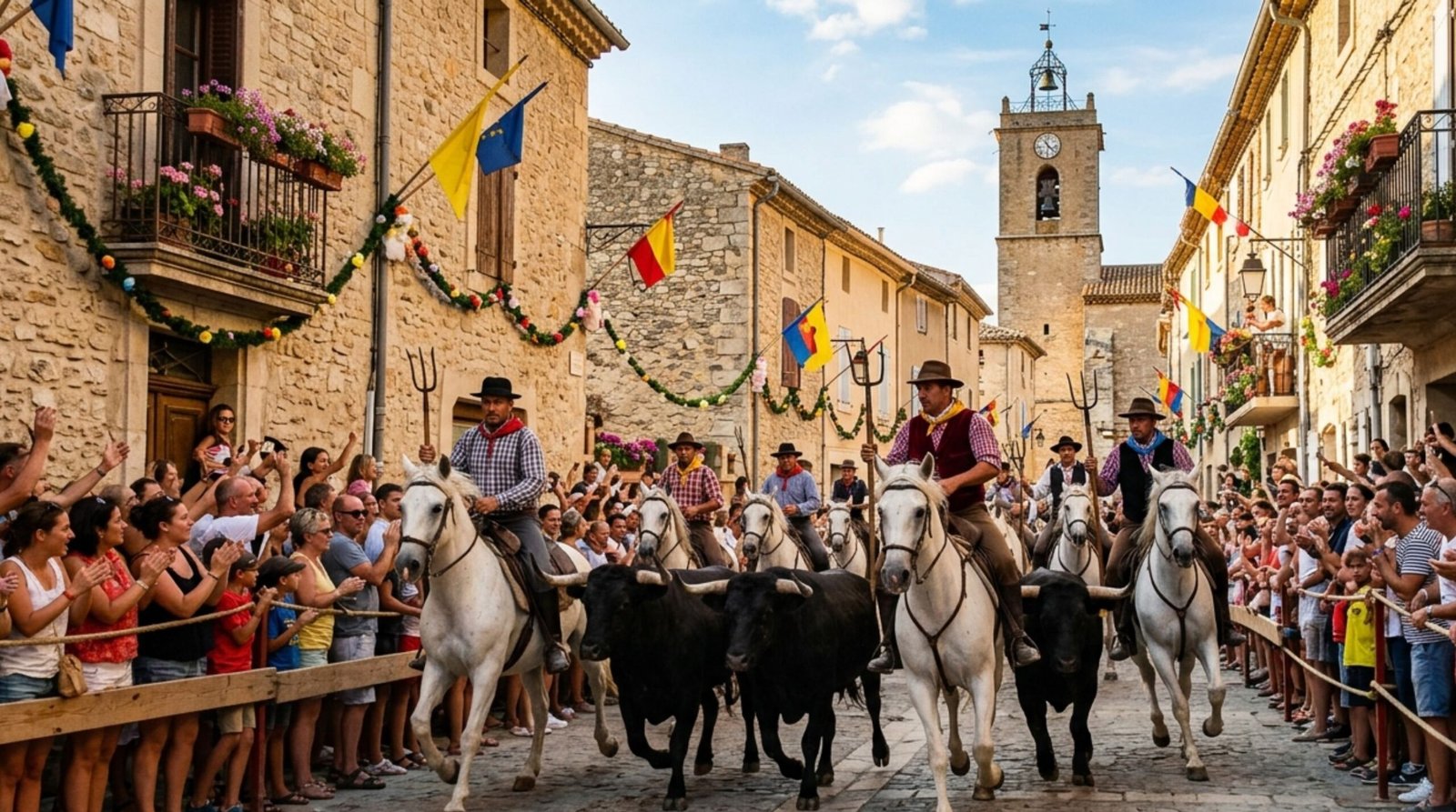 Fête votive dans le gard